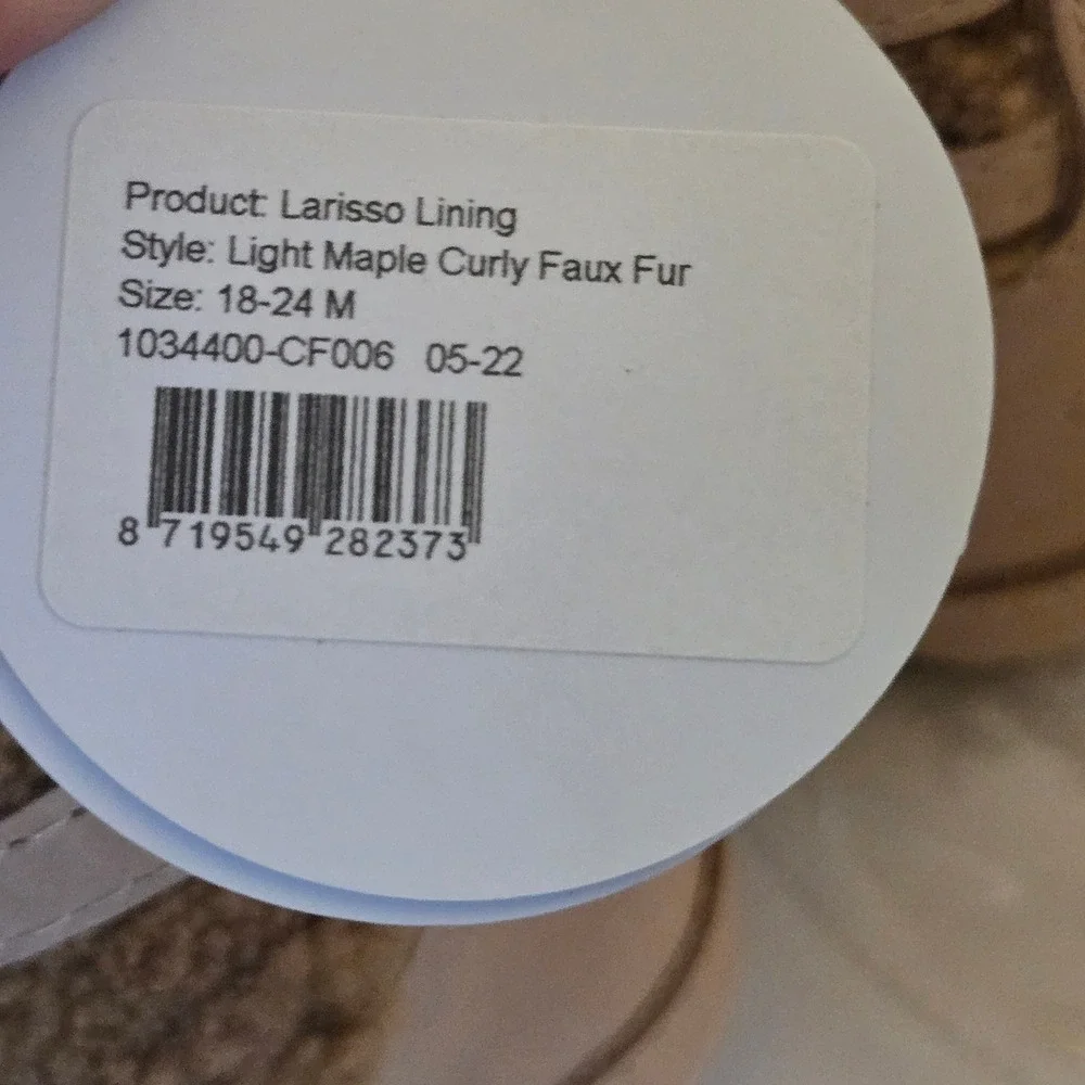 Donsje Amsterdam Larisso Lining Boots Light Maple Curly Faux Fur 18-24M 1034400